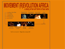 Tablet Screenshot of movementrevolutionafrica.com